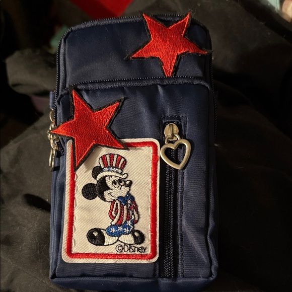 Disney Mickey Mouse Navy Belt Bag and crossbody - Picture 1 of 4